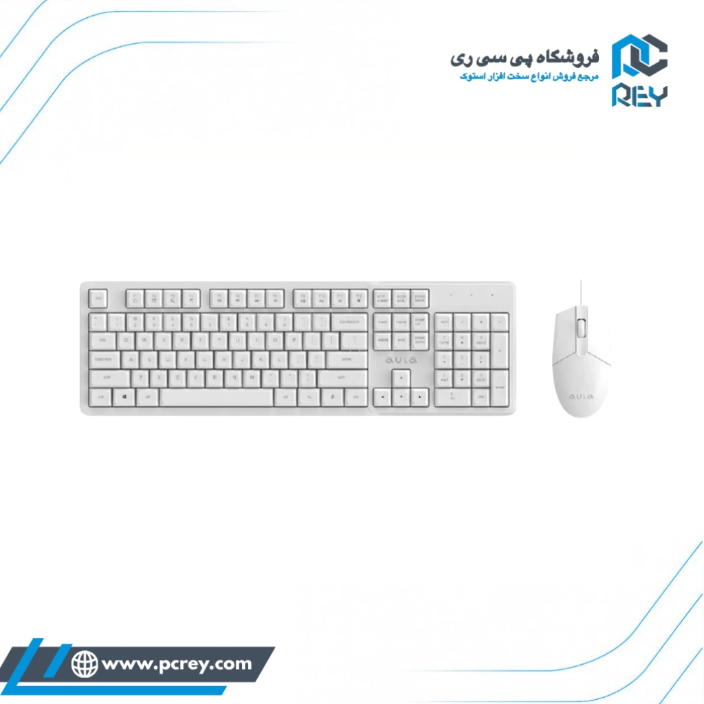 کیبورد و ماوس با سیم آئولا مدل KBM102
